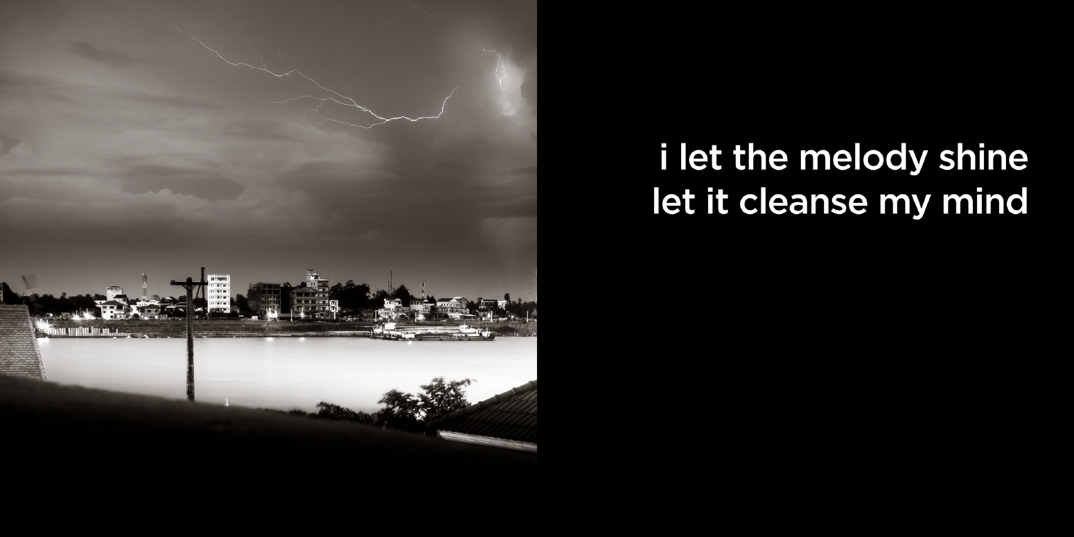i let the melody shine let it cleanse my mind