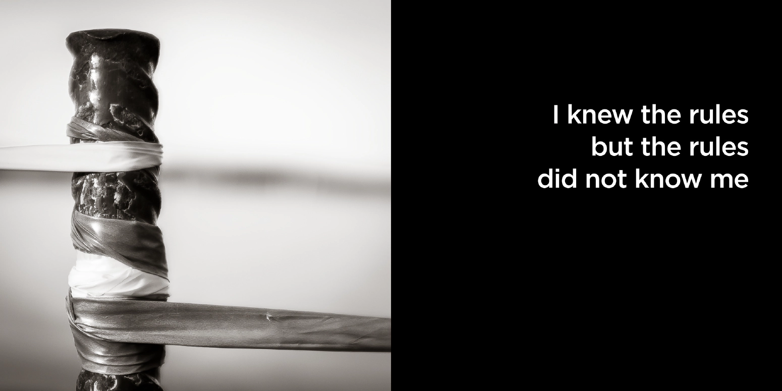 i knew all the rules but the rules did not know me